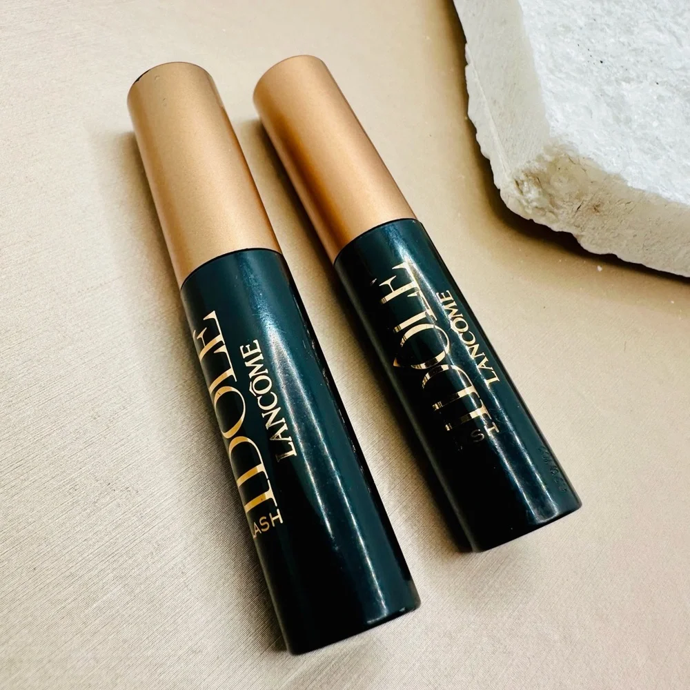 NEW! 2 Travel Size Lancome Glossy Black Lash Idole Mascara
